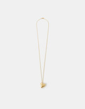 14ct Gold-Plated Heart Pendant Necklace, , large