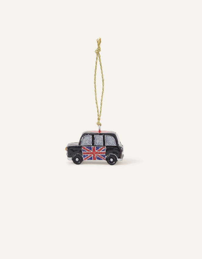 Enamel London Taxi Hanging Decoration, , large