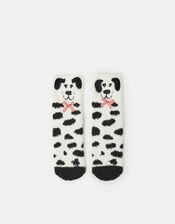 Girls Dalmatian Bed Socks, Black (BLACK WHITE), large