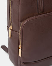 Lola Laptop Backpack, Brown (CHOCOLATE), large
