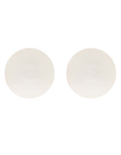 Sterling Silver Pearly Earrings, , large
