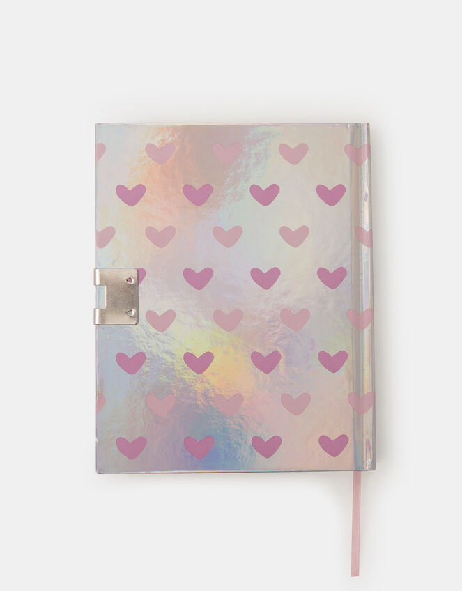 Girls Lockable Heart Journal, , large