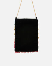 Rainbow Tassel Phone Pouch, , large