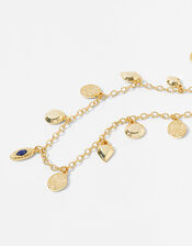 Gold-Plated Charm Necklace, , large