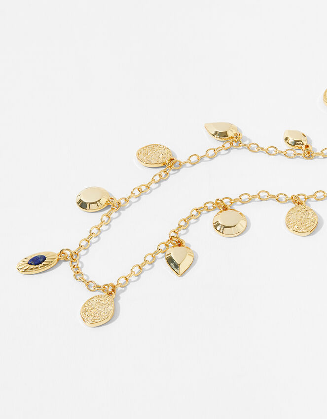 Gold-Plated Charm Necklace, , large