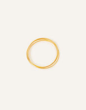 14ct Gold-Plated Russian Wedding Bangle , , large