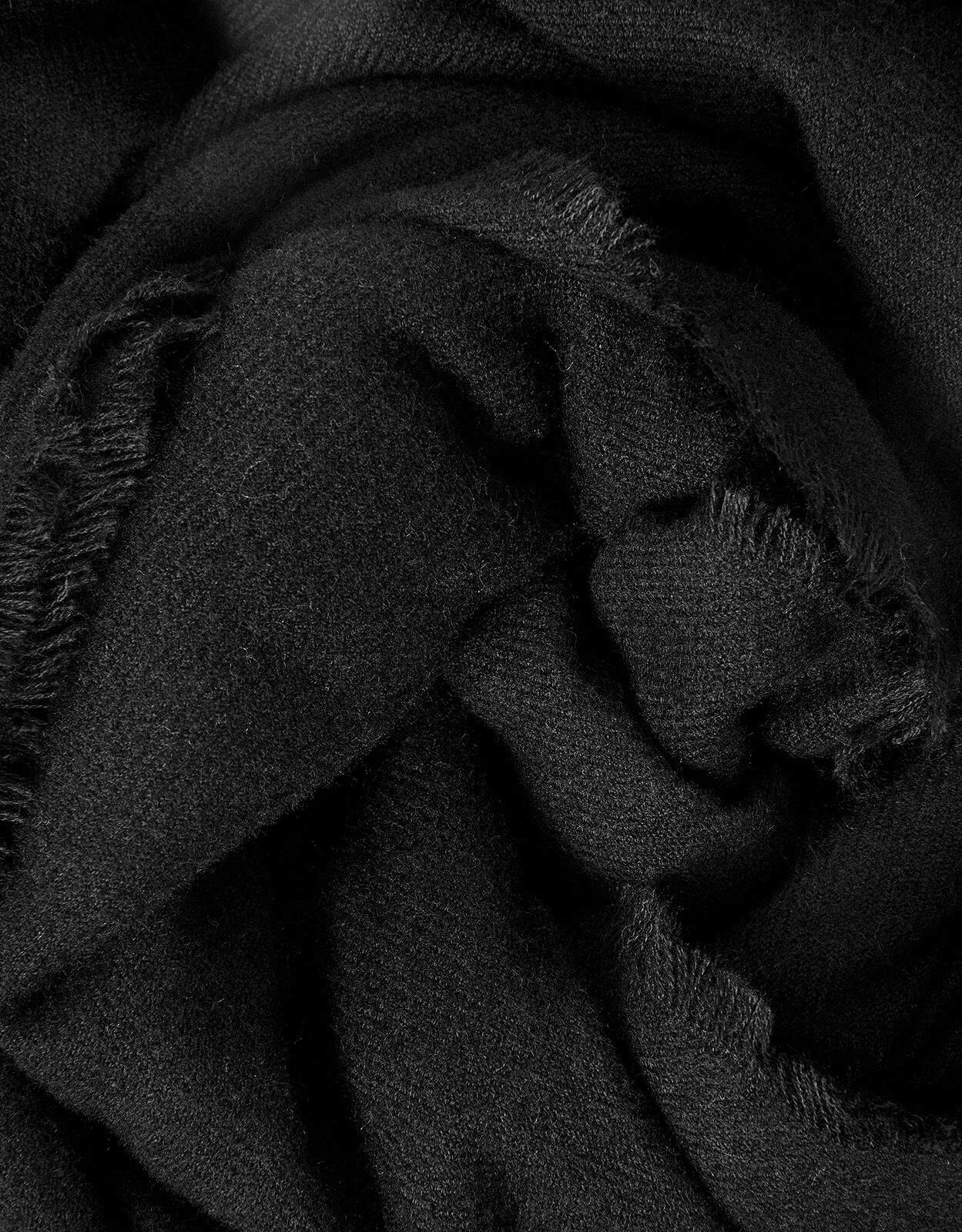 Super soft black cheap scarf