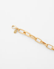 Simple Medium Chain Bracelet, Gold (GOLD), large
