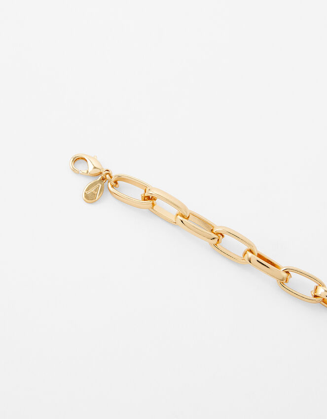 Simple Medium Chain Bracelet, Gold (GOLD), large