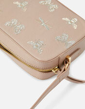 Embroidered Insects Cross-Body Bag, , large