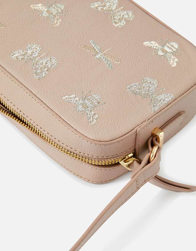 Embroidered Insects Cross-Body Bag, , large