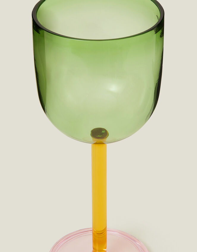 Colour Block Wine Glass, , large