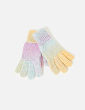 Girls Space Dye Gloves, Multi (BRIGHTS-MULTI), large