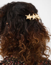 Triple Star Barrette Hair Clip, , large