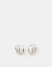 Mixed Metal Huggie Hoops, , large