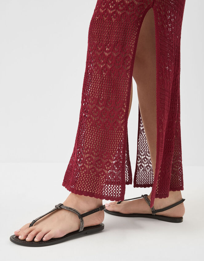 Diamanté Strappy Sandals, Pewter (PEWTER), large