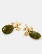 Mini Flower Resin Drop Earrings, , large
