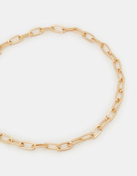 Link Chain Necklace, Gold (GOLD), large