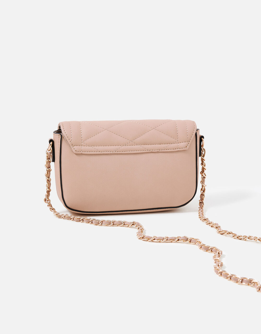 Chrissy Quilted Chain CrossBody Bag Pink Crossbody bags