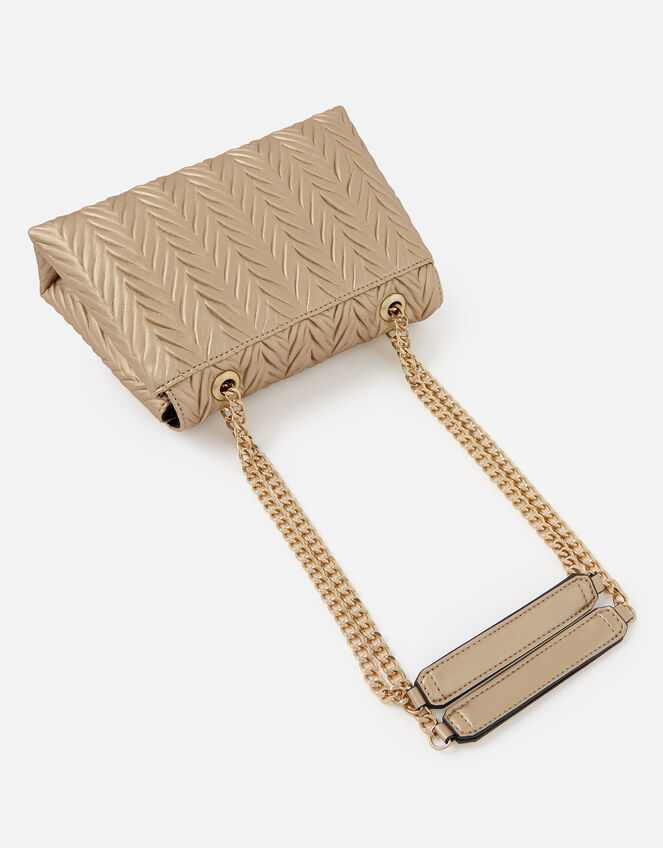 Pleated Ayda Bag, Gold (GOLD), large
