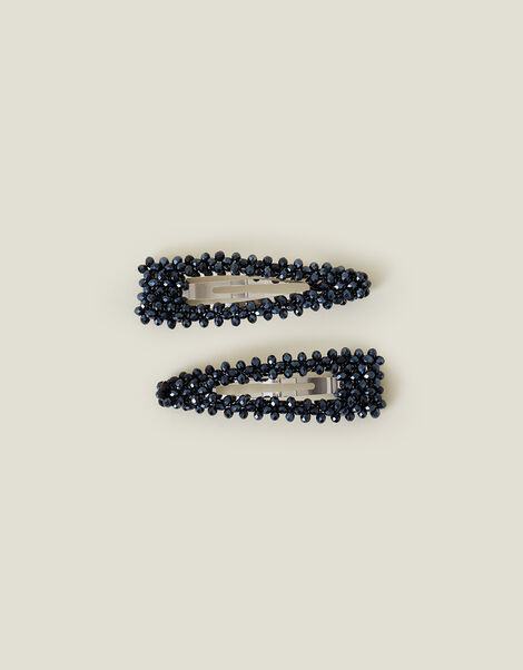 Beaded Hair Clips Set of Two, , large