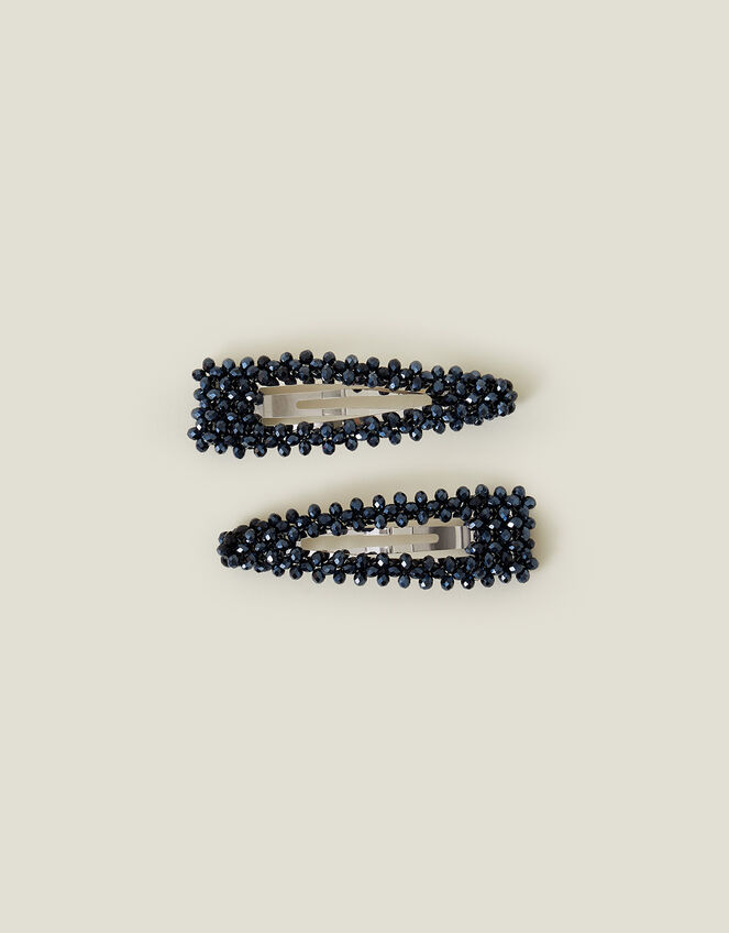 Beaded Hair Clips Set of Two, , large