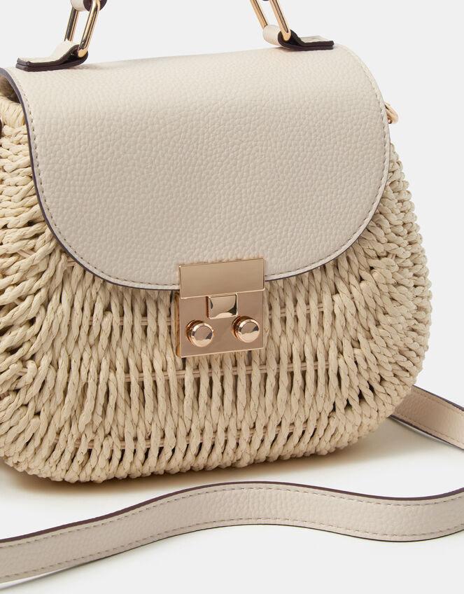 Raffia Handheld Bag, , large