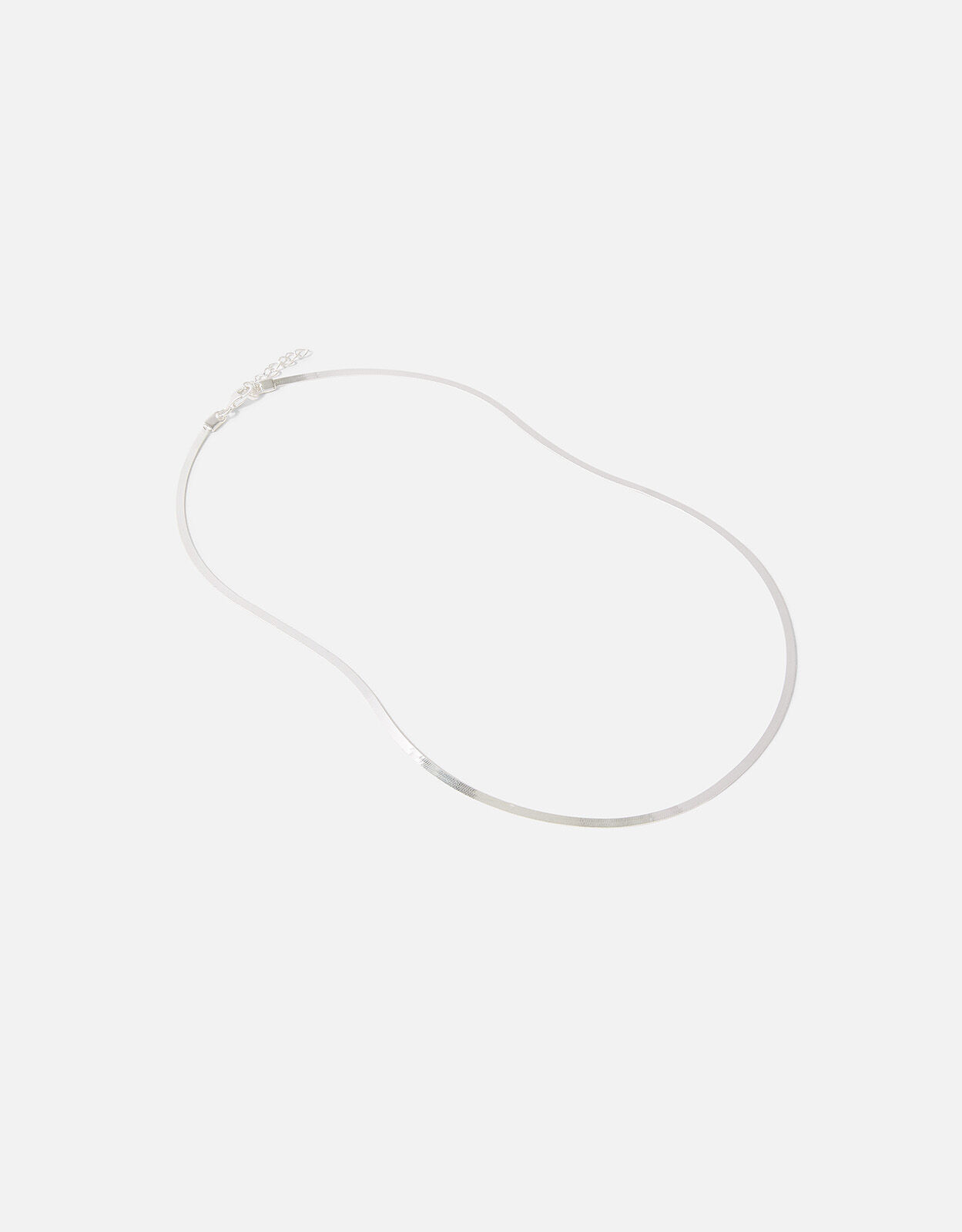 Sterling Silver Omega Chain Necklace Sterling silver Accessorize UK