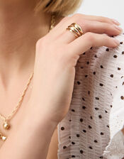 3-Pack Molten Rings , Gold (GOLD), large