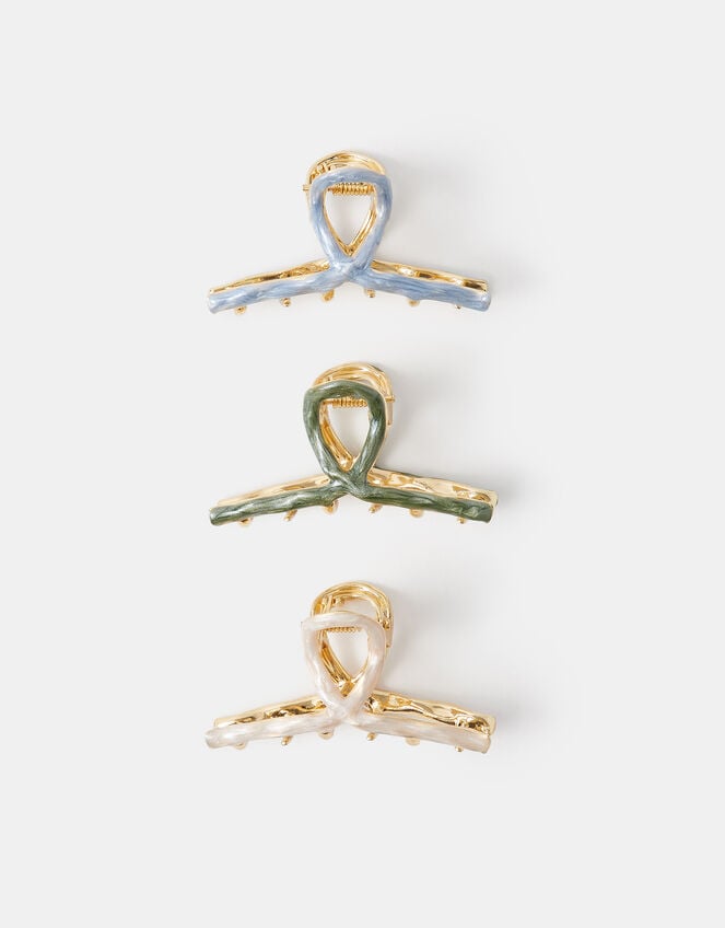 3-Pack Twist Metal Claw Clips, , large