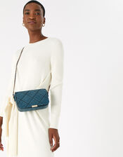 Elin Cross-Body Chain Bag, Blue (BLUE), large