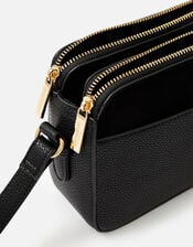 Charlotte Cross-Body Bag, Black (BLACK), large