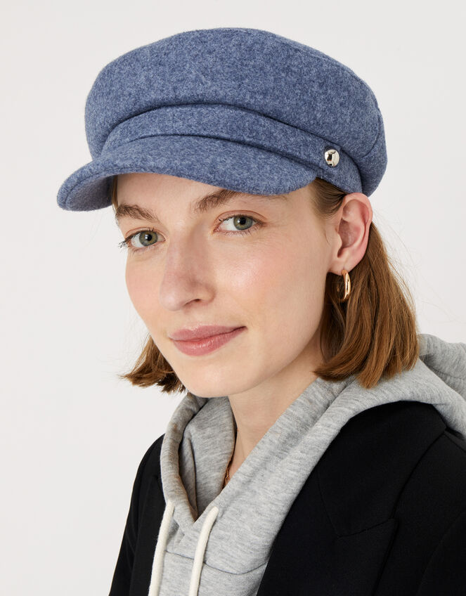 Marl Baker Boy , Blue (BLUE), large