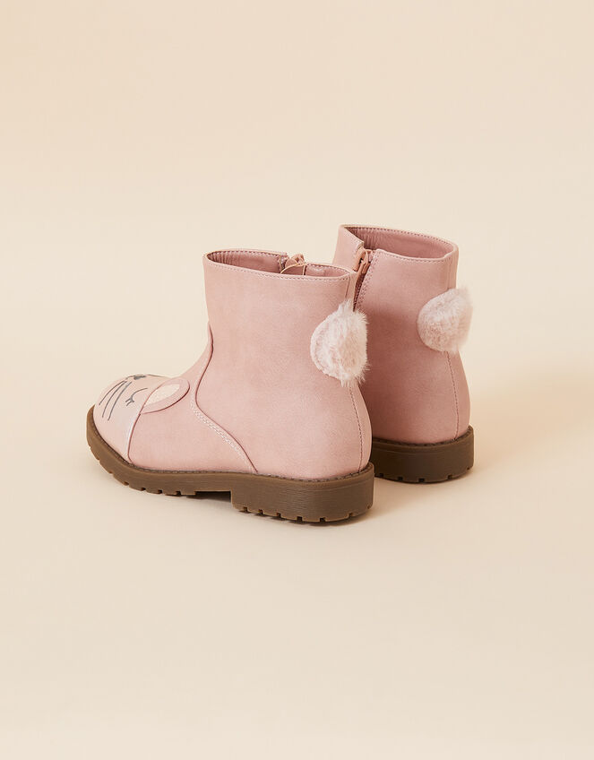 Kids Bunny Chelsea Boots, Pink (PINK), large