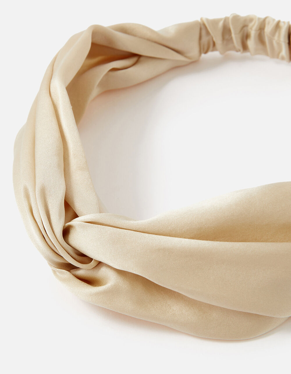 Twist Bando in Pure Silk Hair bands & Scrunchies Accessorize UK