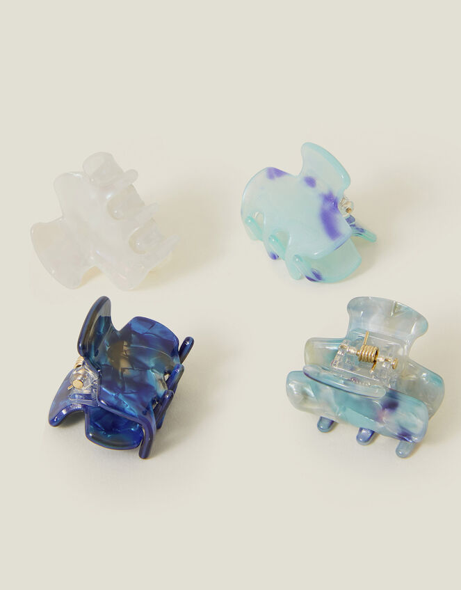 4-Pack Small Resin Claw Clips, , large