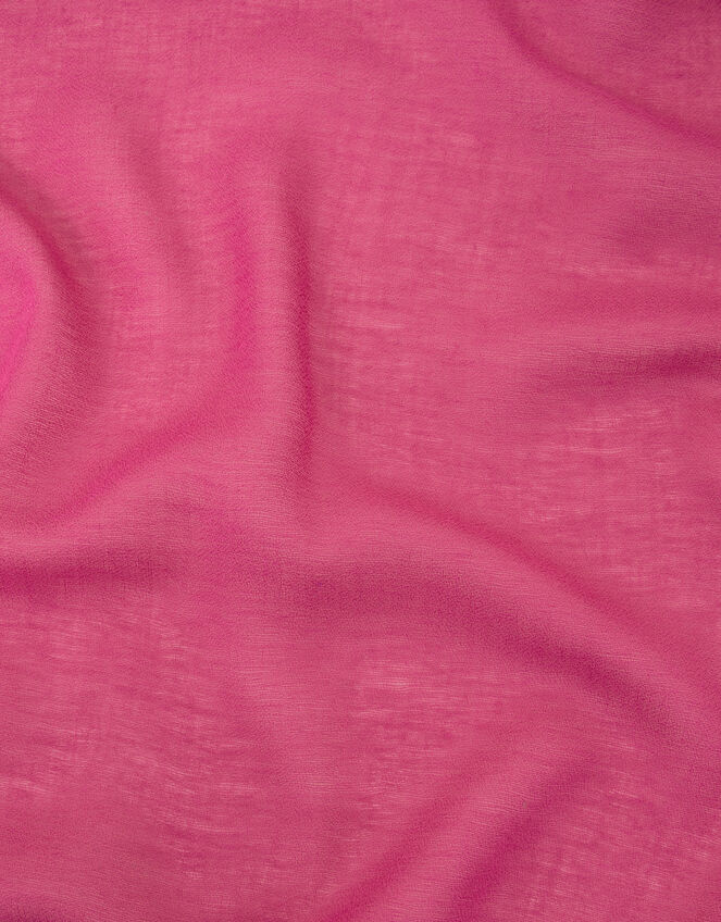 Lightweight Plain Scarf, Pink (PINK), large