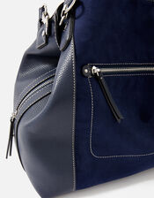 Brooklyn Casual Shoulder Bag, Blue (NAVY), large