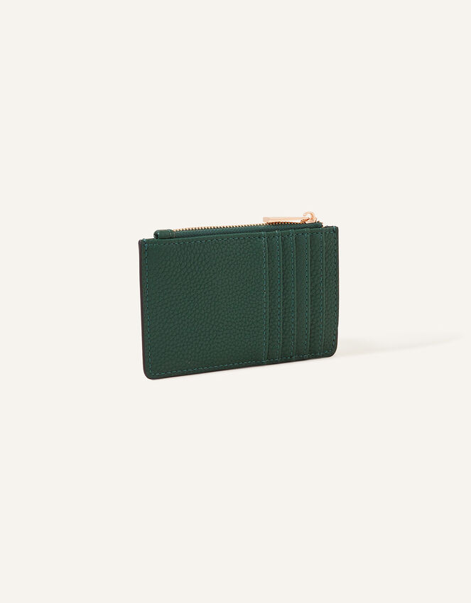Classic Zip Card Holder, Green (GREEN), large