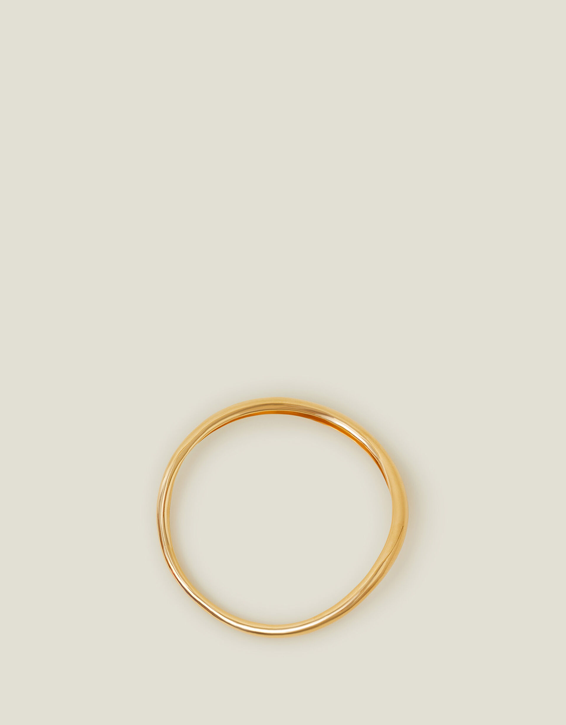Molten Hinged Bangle Gold
