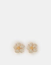 Flower Statement Stud Earrings, , large