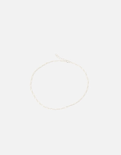 Sterling Silver Chain Anklet, , large