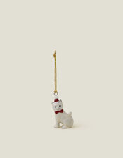 Cat Santa Christmas Tree Decoration, , large