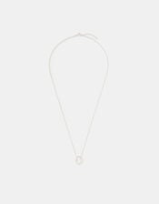 Sterling Silver Molten Pendant Necklace, , large