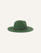 Wool Fedora, Green (GREEN), large