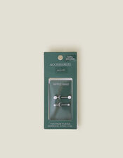2-Pack Platinum-Plated Surgical Steel Nipple Bars, , large