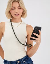 Twisted Paisley Print Phone Strap, , large