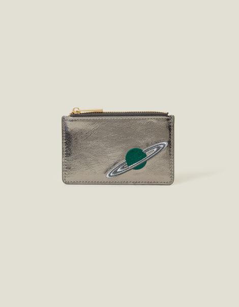 Embroidered Planet Card Holder , , large