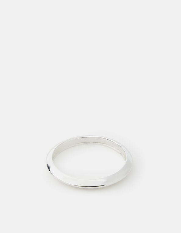 Sterling Silver-Plated Square Chunky Cuff, , large