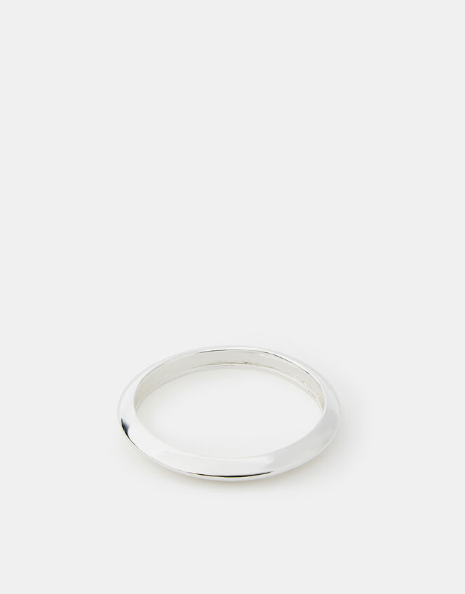 Sterling Silver-Plated Square Chunky Cuff, , large